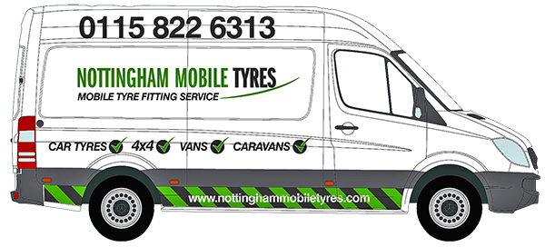 Nottingham Mobile Tyres Van - Mobile Tyre Fitting Nottingham | Same Day Service - Only Tyres, Puncture Reapirs and Roadside Assistance